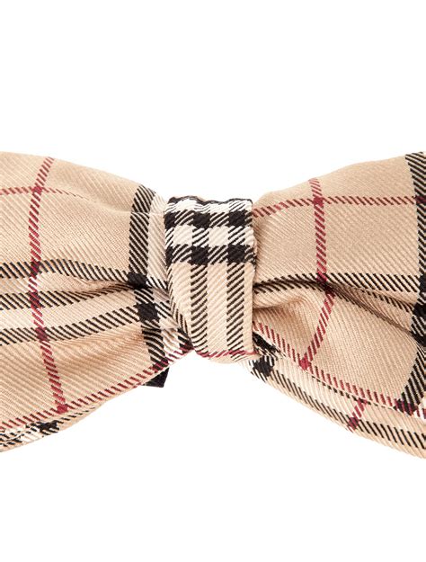 red burberry bow tie|Burberry neck ties.